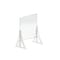 Azar Displays Acrylic Plexiglass Shield PPE 18"x24" Adjustable w/ Support Stands, PK2 179772-187 - alternate 1